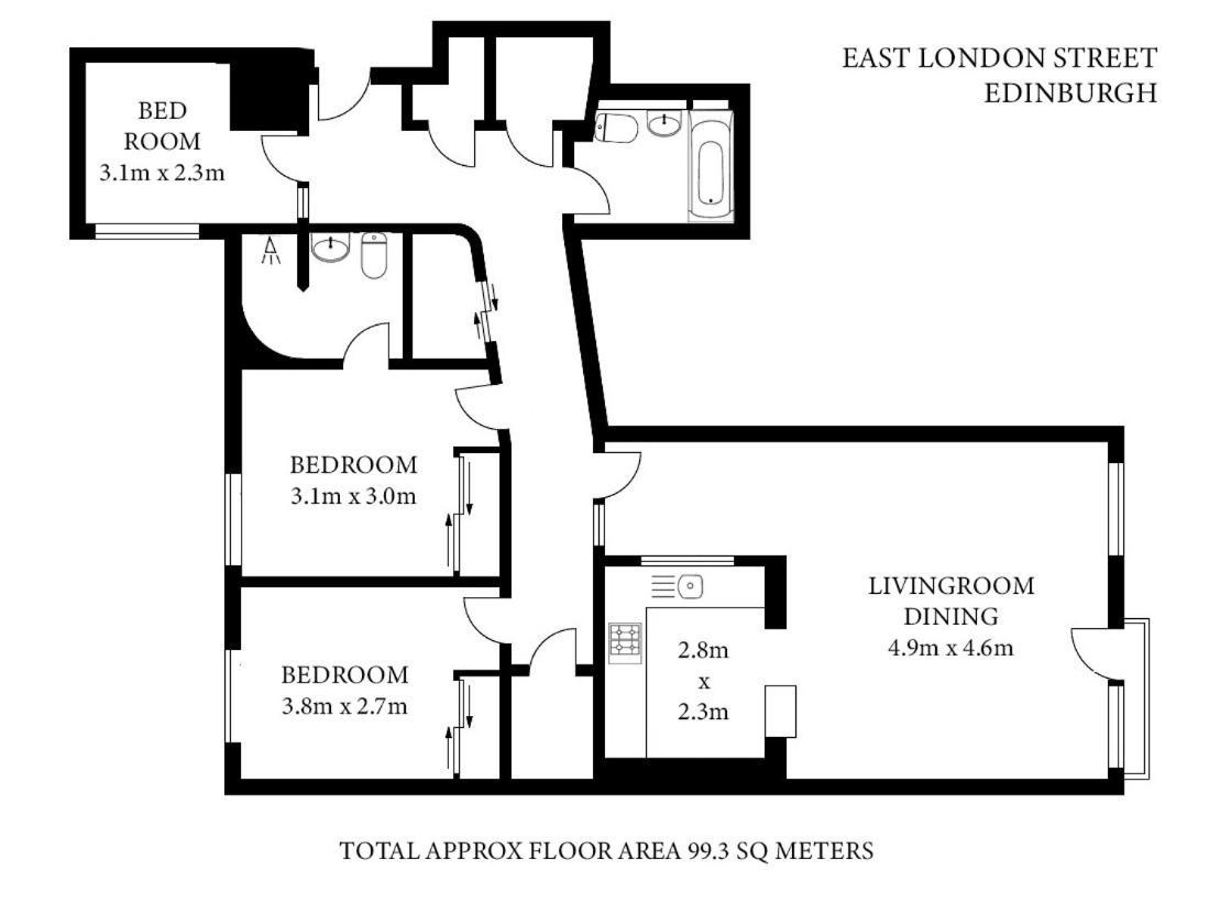 The East London Residence إدنبرة المظهر الخارجي الصورة
